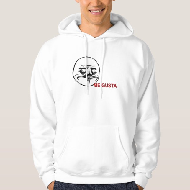 Ich Gusta Meme Hoodie (Vorderseite)