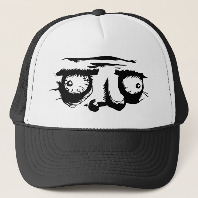 ich gusta meme Schleppangelhut Truckerkappe (Vorderseite)