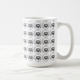 Ich Gusta Muster Kaffeetasse