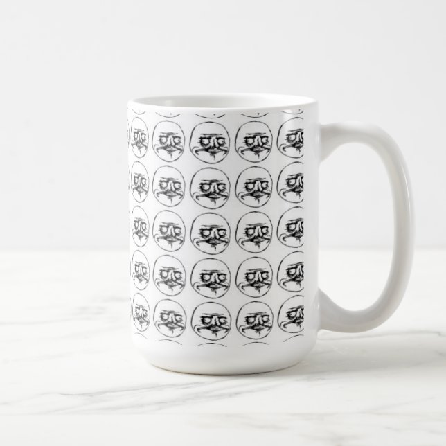 Ich Gusta Muster Kaffeetasse (Rechts)