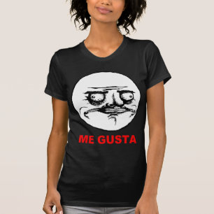 Ich Gusta Raserei-Gesicht Meme T-Shirt