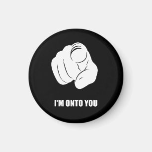 Ich hab dich im Visier - Finger zeigen, spielerisc Magnet