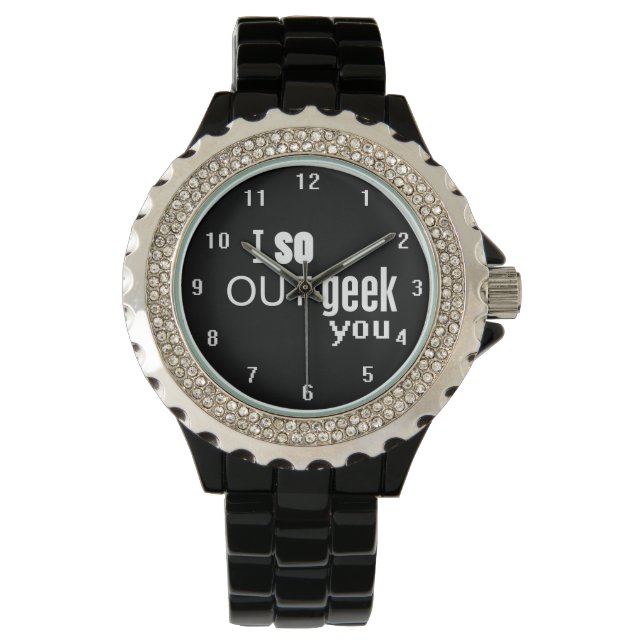 Ich hab dich so ausgetrunken armbanduhr (Vorderseite)