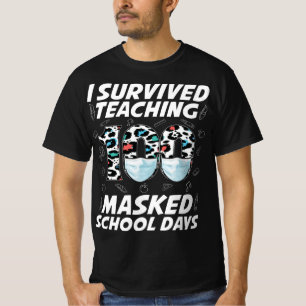 Ich habe 100 maskierte Schultage überlebt T-Shirt