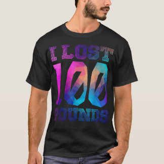 Ich habe 100 Pfund verloren - Ankündigung eines ho T-Shirt
