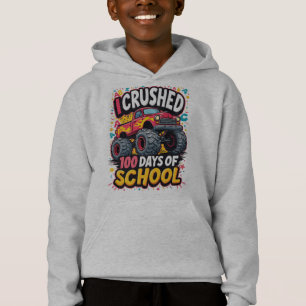 Ich habe 100 Schultage zerquetscht Hoodie