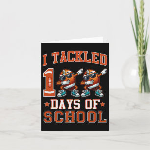 Ich habe 100 Tage des Schul-Fußball-Dabbing 100 t Karte