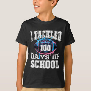 Ich habe 100 Tage Fußball-Boys Kinder 100 Tage am T-Shirt