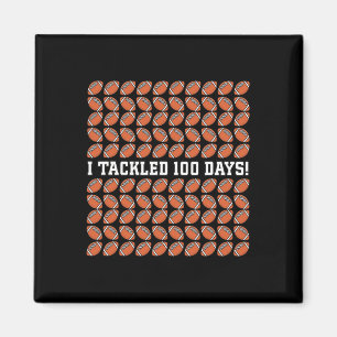 Ich habe 100 Tage Fußball in der Schule geklatscht Magnet