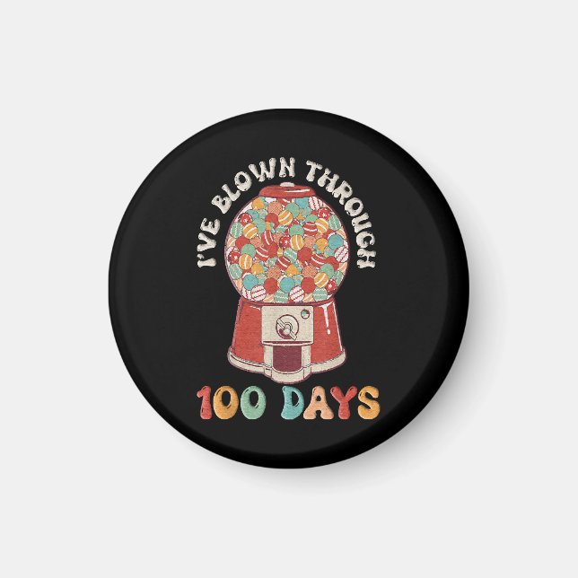 Ich habe 100 Tage lang geblasen Magnet (Vorne)
