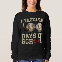 Ich habe 100 Tage Schulbaseball-Design angepackt