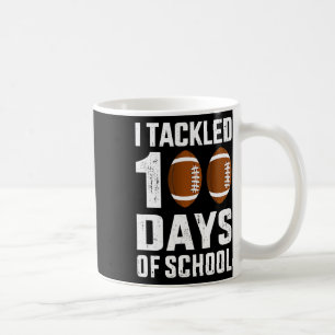 Ich habe 100 Tage Schule 100. Tag Fußball Stude Kaffeetasse