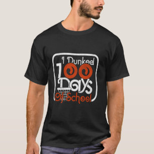 Ich habe 100 Tage Schule eingetunkt Lustige Sportb T-Shirt