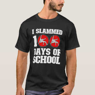 Ich habe 100 Tage Wrestling in der Schule 100. Tag T-Shirt
