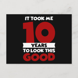 Ich habe 10 Jahre gebraucht, um diesen guten 10. G Postkarte