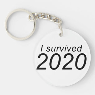"Ich habe 2020 überlebt" Schlüsselanhänger