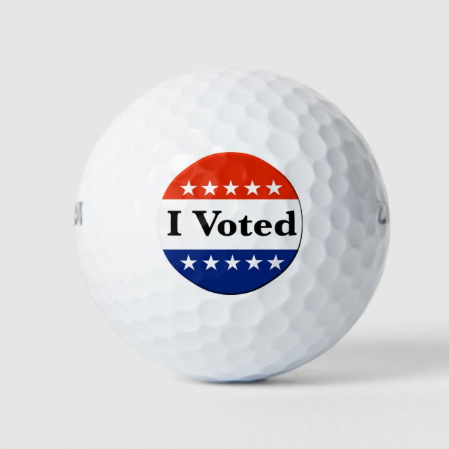 Ich habe 2026 gewählt golfball (Vorderseite)