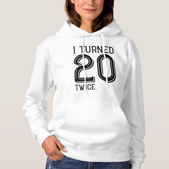 Ich habe 20 Mal gewechselt Hoodie (Vorderseite)