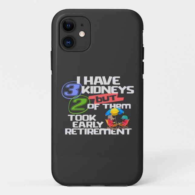 Ich habe 3 Kinder 2 gemietet ein lustiges Niere Case-Mate iPhone Hülle (Rückseite)