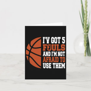 Ich habe 5 Fouls Got und ich bin nicht davor, sie Karte