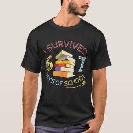 Ich habe 67 Tage Schule überlebt Lustiges 67 Meme T-Shirt
