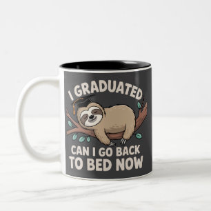 Ich habe abgeschlossen. Kann ich jetzt wieder ins  Zweifarbige Tasse