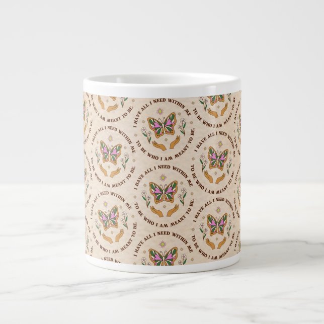 Ich habe alles Jumbo-Tasse (Vorderseite)
