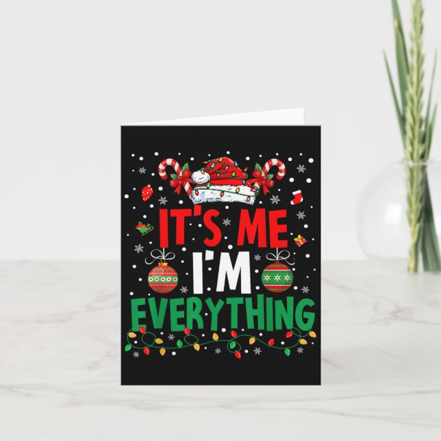 Ich habe alles, was ich zu Weihnachten Gewollt hab Karte (Vorderseite)