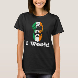 ICH HABE ARBEIT IRISH FLAG BARD SUNGLASSES MANN T-Shirt