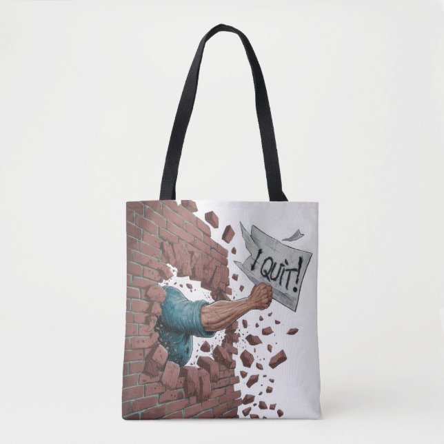 Ich habe aufgehört tasche (Vorderseite)