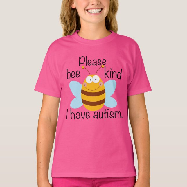 Ich habe Autismus Bitte seien Sie Niedliche Pun Gi T-Shirt (Vorderseite)