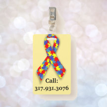 Ich habe Autismus manchmal RUN - ID Abzeichen Call