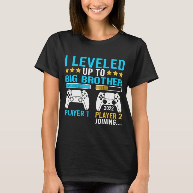 Ich habe bis zu Big Bro Gamer Apparel neuen Bruder T-Shirt (Vorderseite)