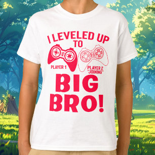 "ICH HABE BIS ZUM GROSSEN BRO AUFGEHOBEN! Gamer Ba T-Shirt