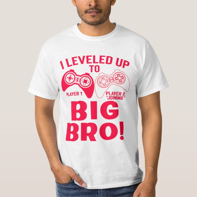 "ICH HABE BIS ZUM GROSSEN BRO AUFGEHOBEN! T-Shirt (Vorderseite)