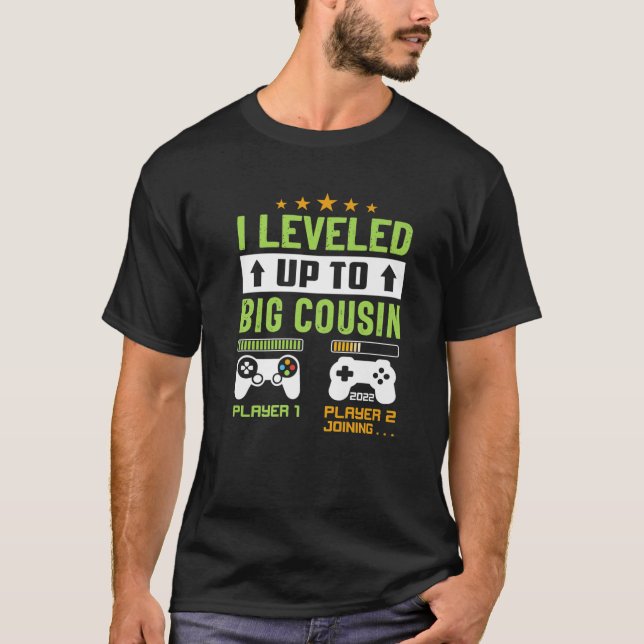 Ich habe bis zum großen Cousin geebnet, der für de T-Shirt (Vorderseite)