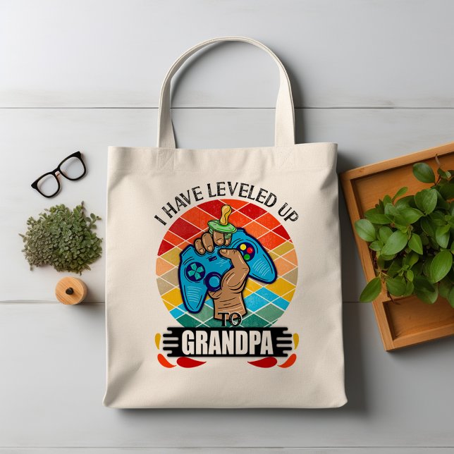 Ich habe bis zum Großvater geebnet Tragetasche (I Have Leveled Up to Grandpa Tote Bag)