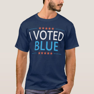 Ich habe blau demokratisch gewählt T-Shirt