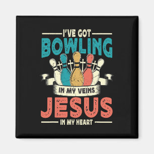 Ich habe Bowling in meinen Adern und Jesus in mein Magnet