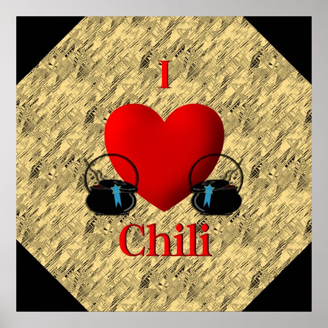 Ich habe Chili Poster gehört (Vorne)