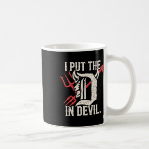Ich habe D in Teufel stecken Match ein paar lustig Kaffeetasse