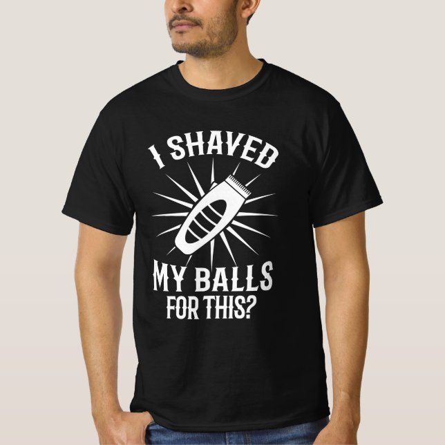 Ich habe dafür meine Bälle gehabt - Witziger Erwac T-Shirt (Vorderseite)
