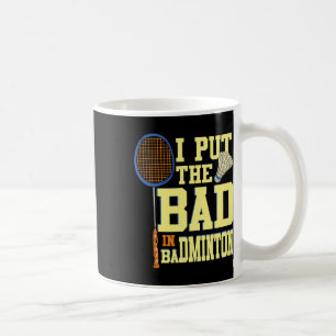 Ich habe das Bad in Badminton 2 gelegt Kaffeetasse