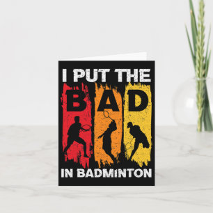 Ich habe das Bad in Badminton 5 gelegt Karte