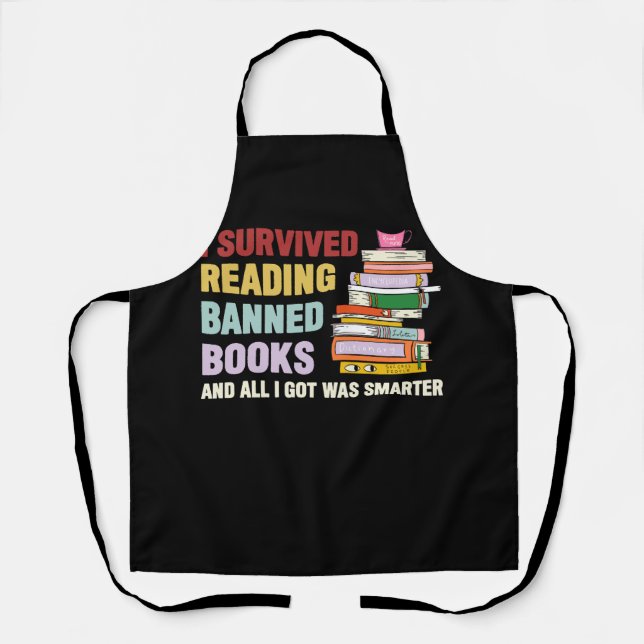 Ich habe das Buch "Verbotene Bücher" über Bookaho  Schürze (Vorderseite)