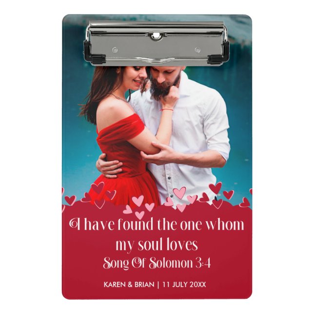Ich habe das gefunden, das mein Soul Lieben Mini Klemmbrett (Vorderseite)