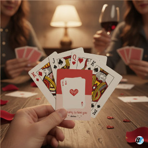 Ich habe das Glück, dass du Classic Poker Cards ha Spielkarten