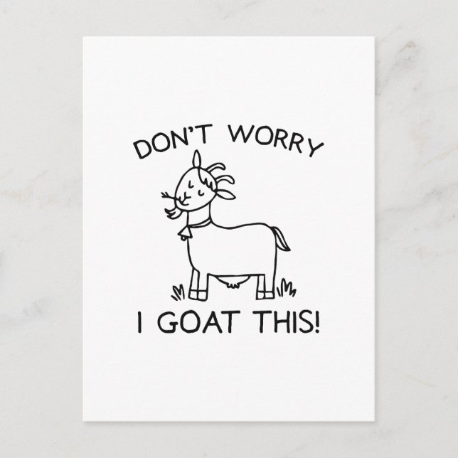 Ich habe das hier. postkarte (Vorderseite)