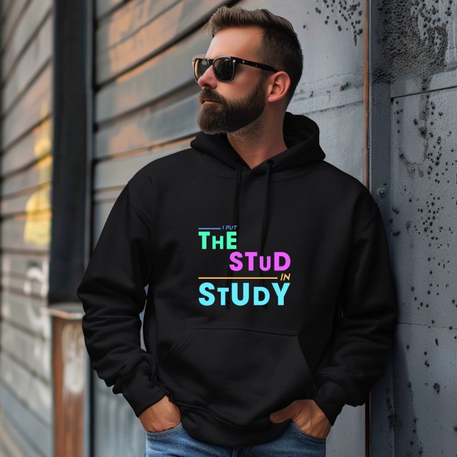 Ich habe das Studium in Study - Funny Student Desi Hoodie (Von Creator hochgeladen)