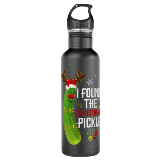 Ich habe das Weihnachtslied gefunden Edelstahlflasche (Vorderseite)